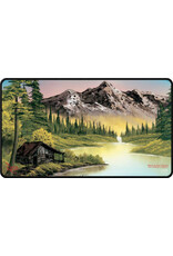 Ultra Pro Ultra Pro Playmat - Bob Ross Mountain Retreat Black Stitched
