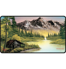 Ultra Pro Ultra Pro Playmat - Bob Ross Mountain Retreat Black Stitched