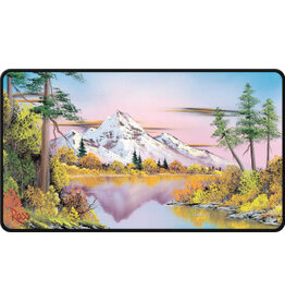 Ultra Pro Ultra Pro Playmat Bob Ross Mighty Mountain Lake Black Stitched