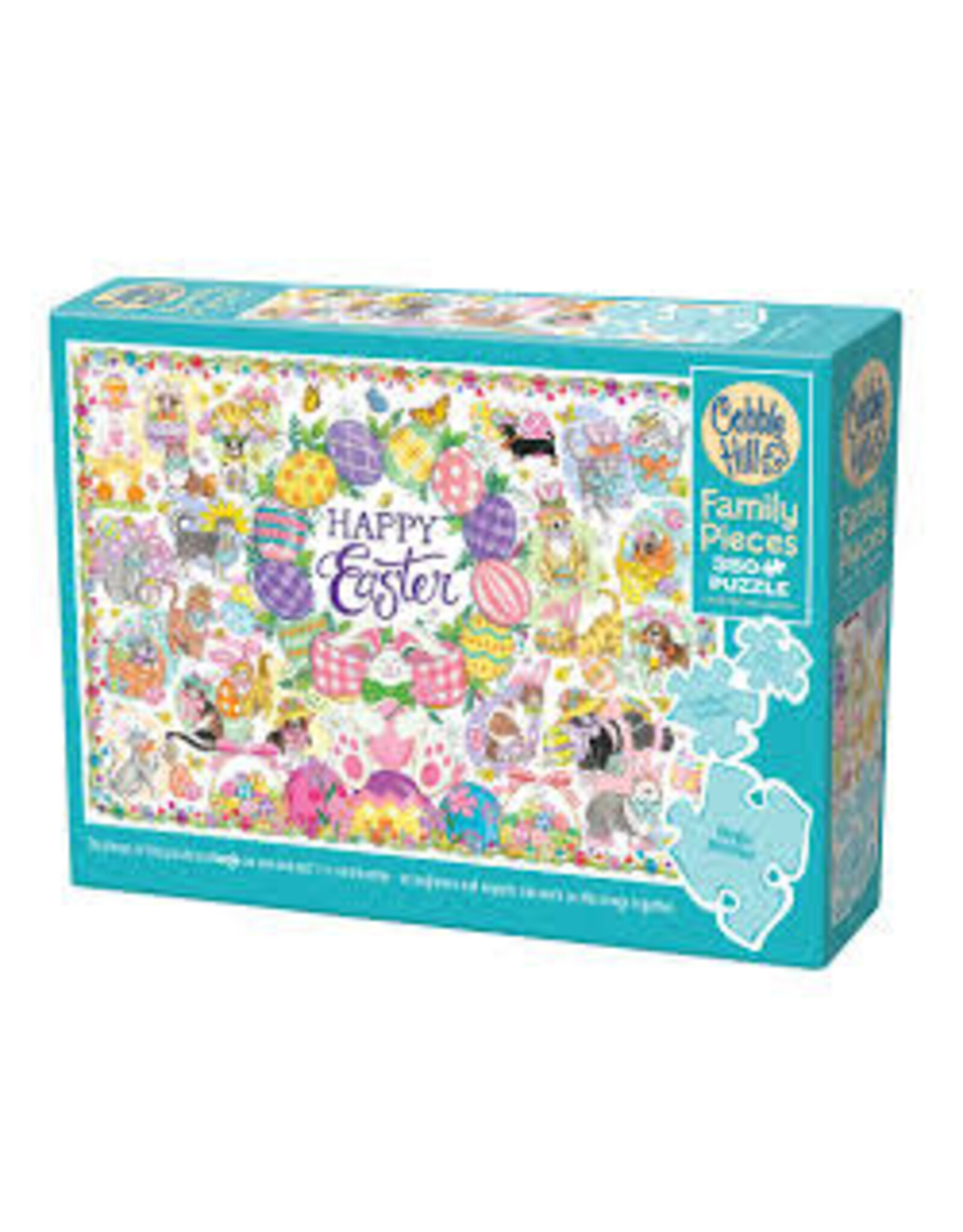Cobble Hill Cobble Hill Puzzle -Happy Easter (Family) 350 PC