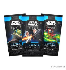 Fantasy Flight Star Wars: Unlimited - Legends Of The Force - Booster Pack