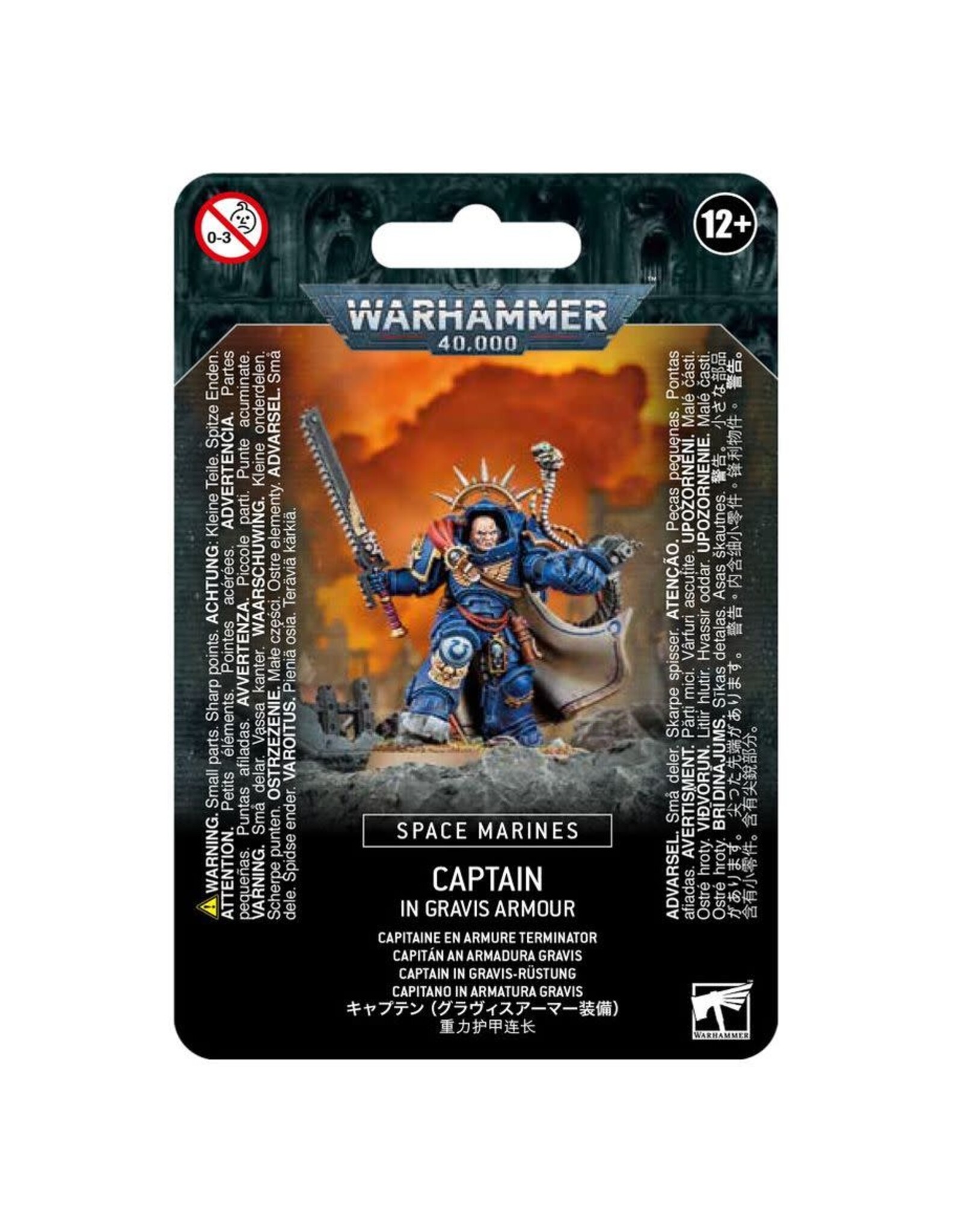 Games Workshop Warhammer 40K - Space Marines - Captain in Gravis Armour