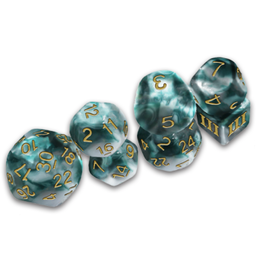Goodman Games Dungeon Crawl Classics  Funky 7 Thracian Smoky Sacrifice Dice
