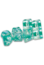 Goodman Games Dungeon Crawl Classic Traditional 9-Die Set Thracian Azure Swirl Dice