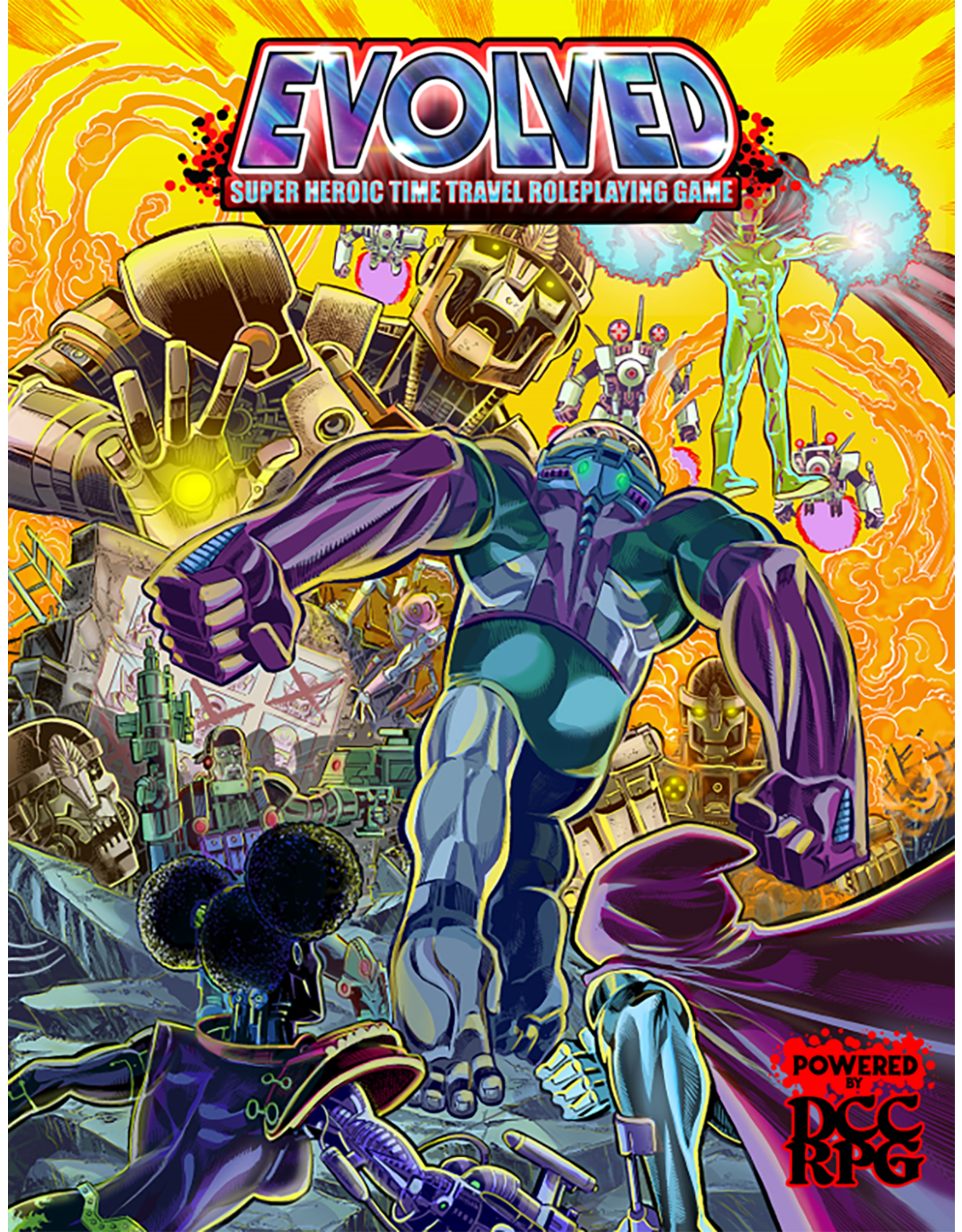 Goodman Games Dungeon Crawl Classic - Evolved Super Heroic Time Travel (Hard Cover)
