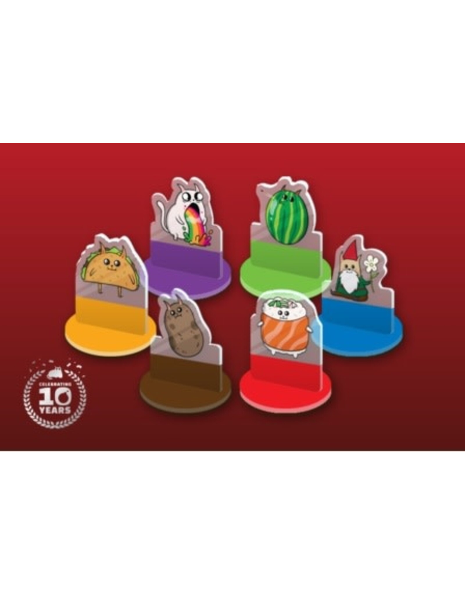 Exploding Kittens Exploding Kittens The Board Game Acrylic Meeples