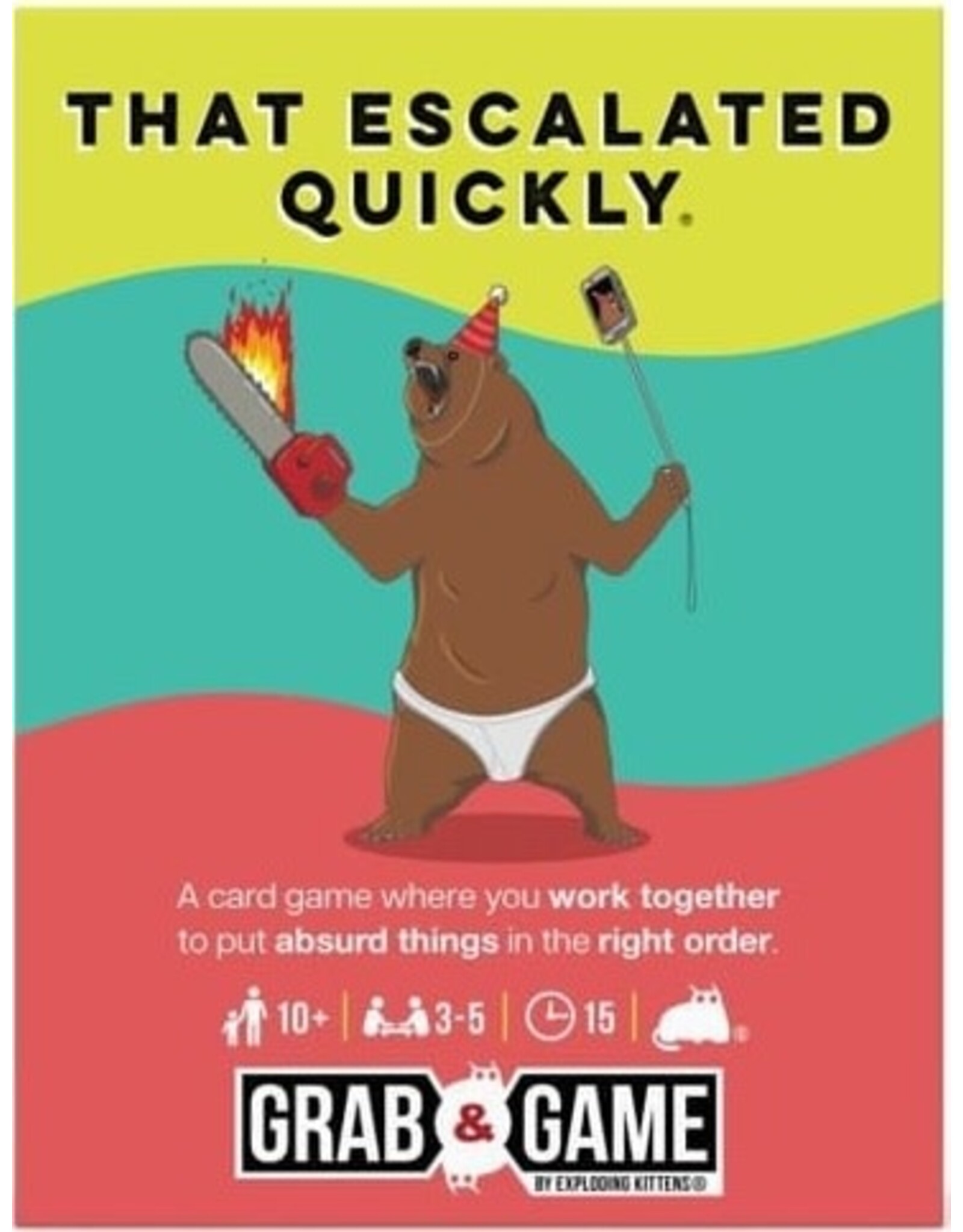 Exploding Kittens That Escalated Quickly Grab & Game