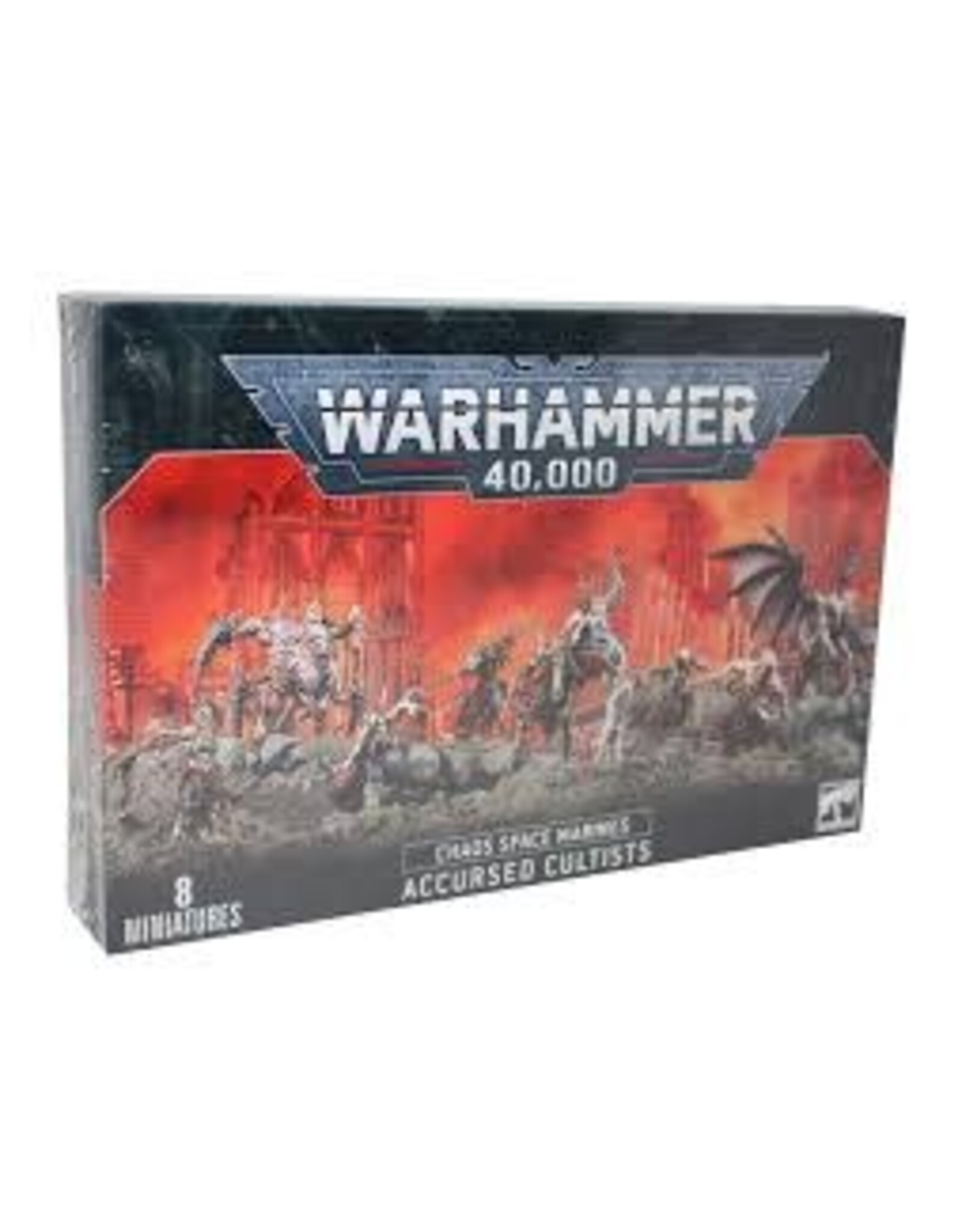 Games Workshop Warhammer 40K - Chaos Space Marines - Accursed Cultists
