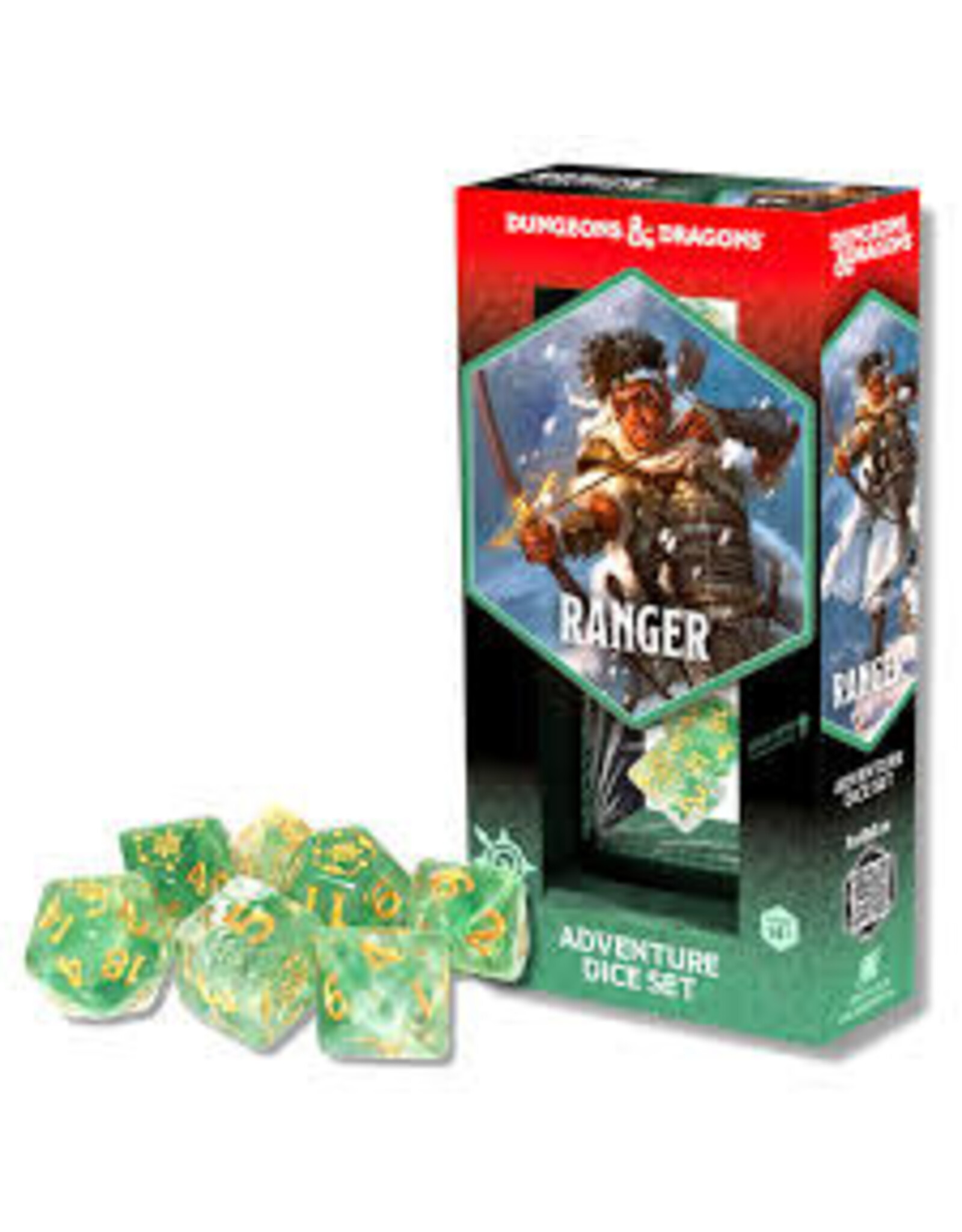 Wizards of the Coast Dnd Adventure Dice Ranger: White/Green