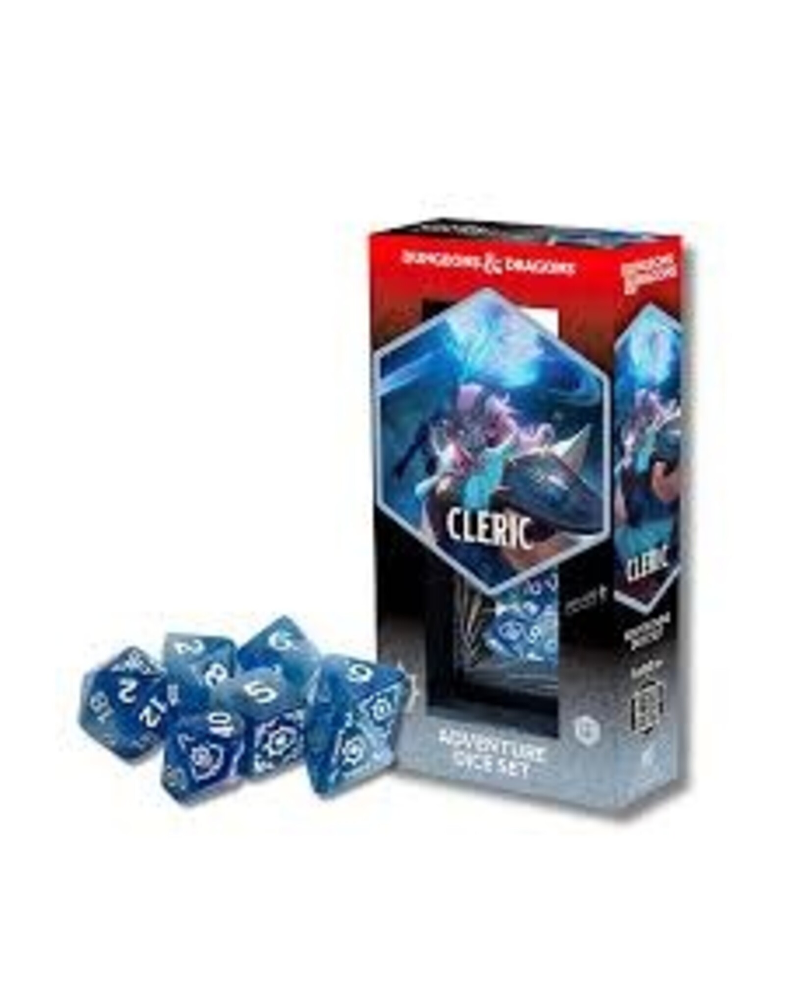 Wizards of the Coast Dnd Adventure Dice Cleric: White/Blue