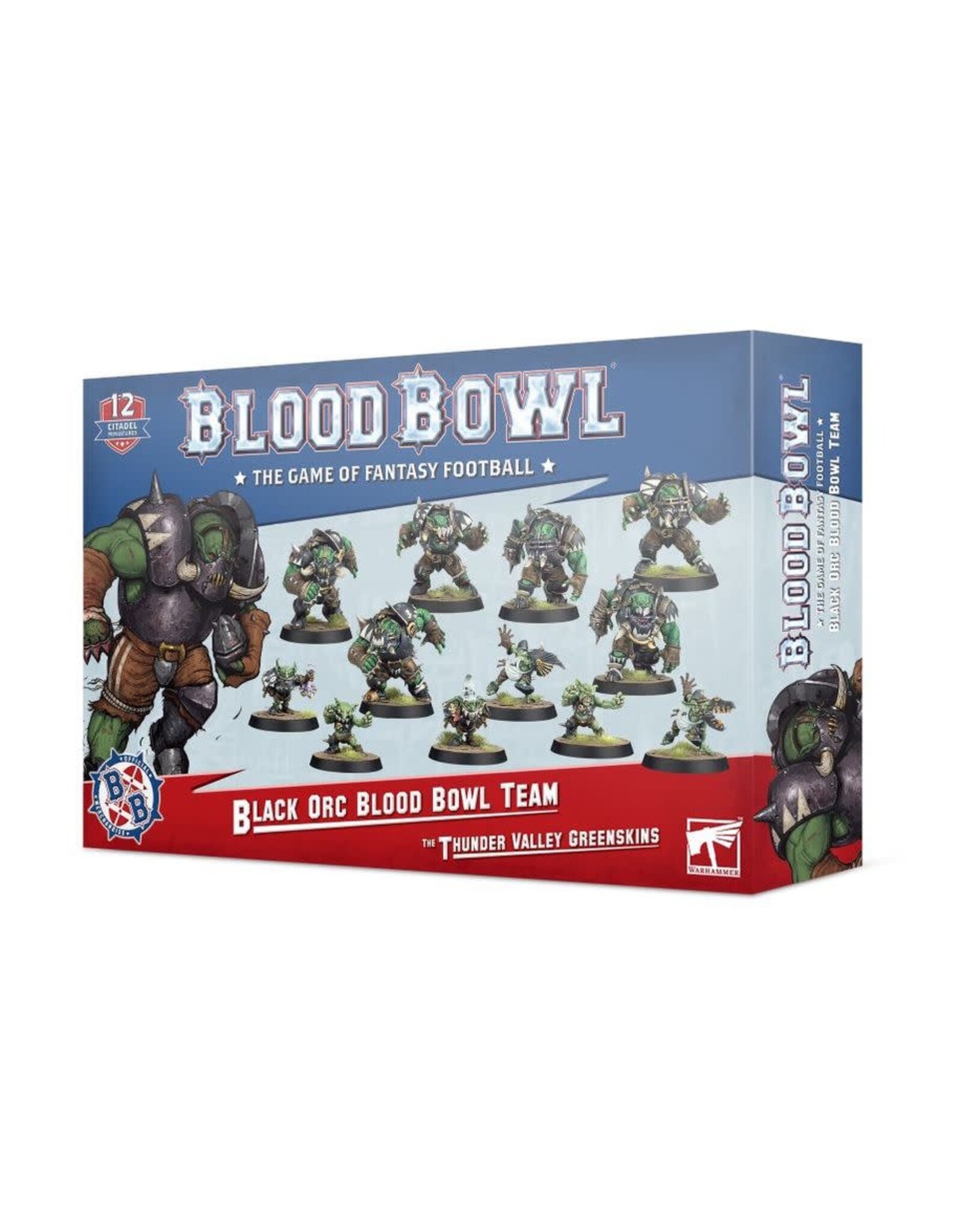 Games Workshop Warhammer - Bloodbowl - Black Orc BB Team Thunder Valley Greenskins