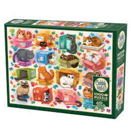 Cobble Hill Cobble Hill Puzzle - Cats vs Puzzles 1000PC