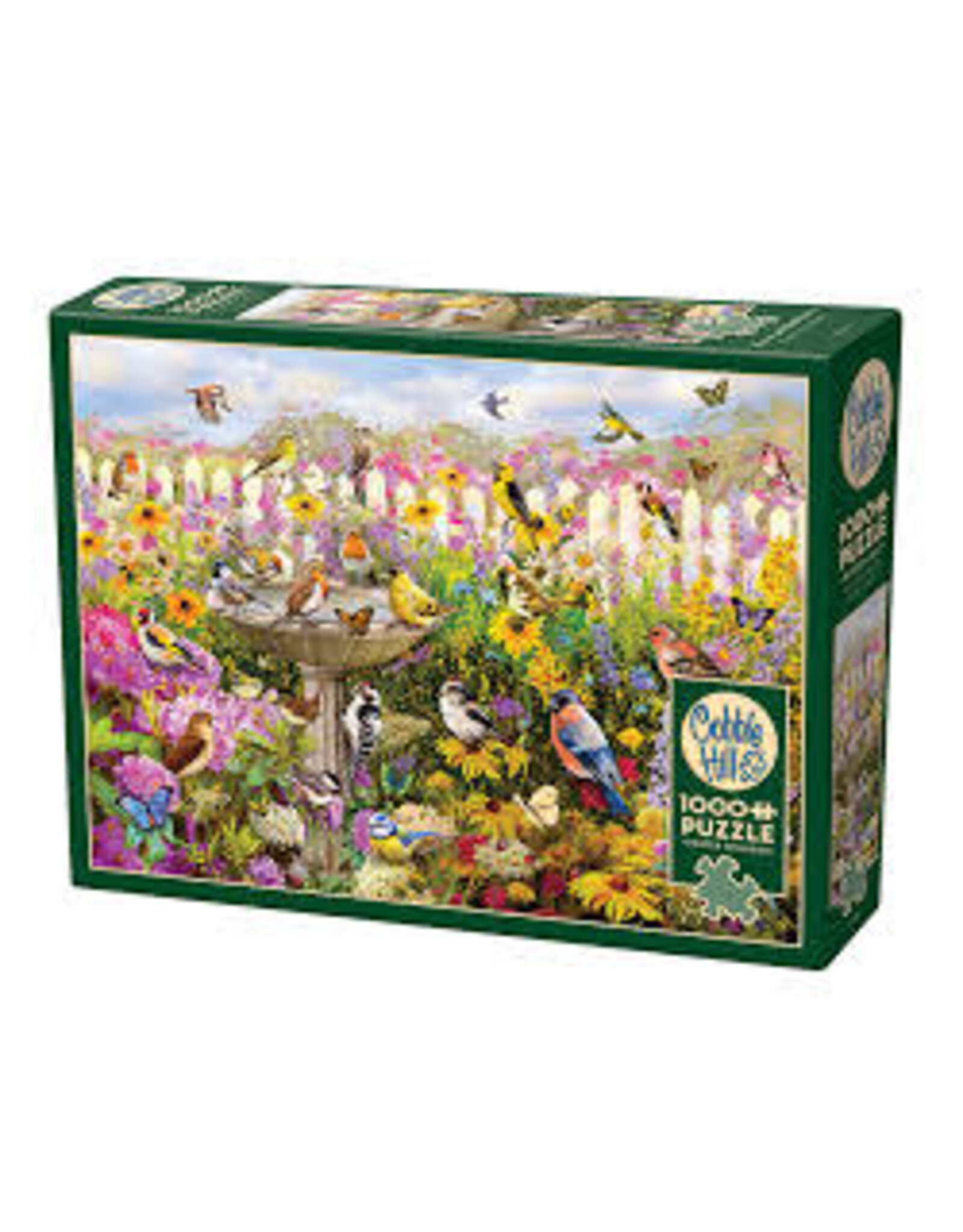 Cobble Hill Cobble Hill Puzzle - Backyard Bird Bath - 1000PC