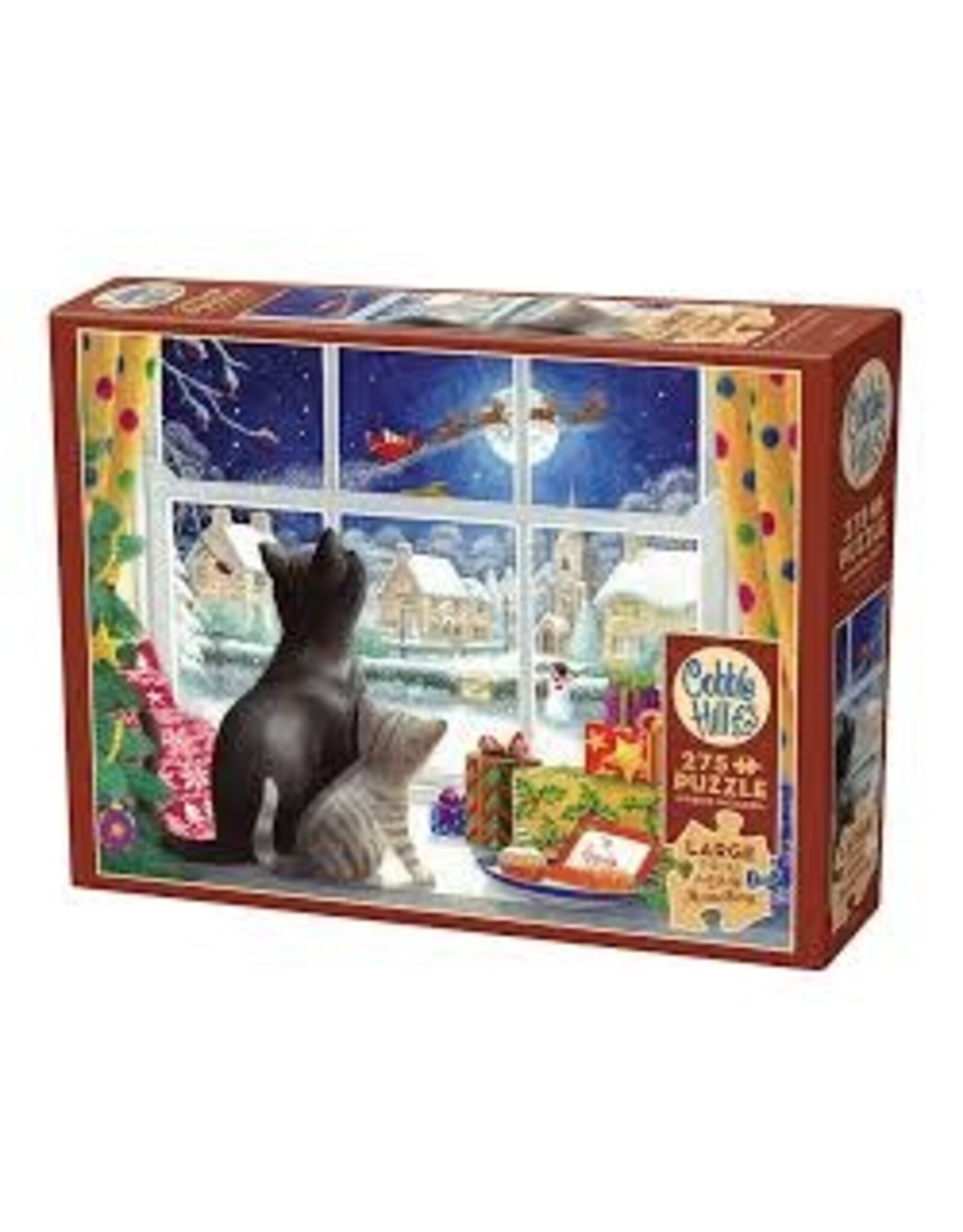 Cobble Hill Cobble Hill Puzzle -Waiting for Saint Nick  (500PC)