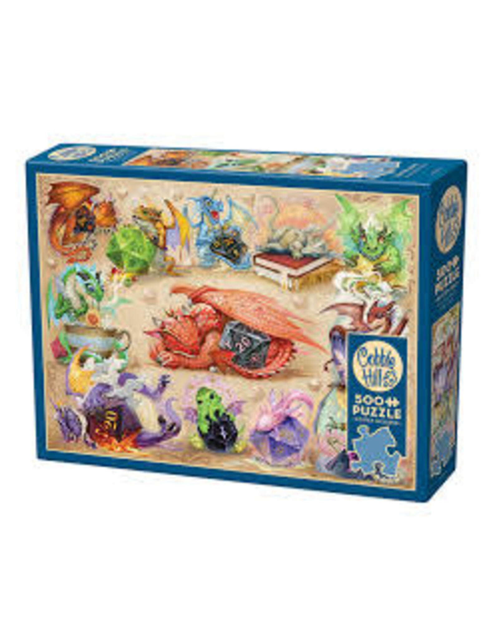 Cobble Hill Cobble Hill Puzzle -D20 Dragons (500PC)