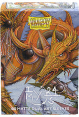 Orange Nebula Dragon Shield Dual Matte (100)