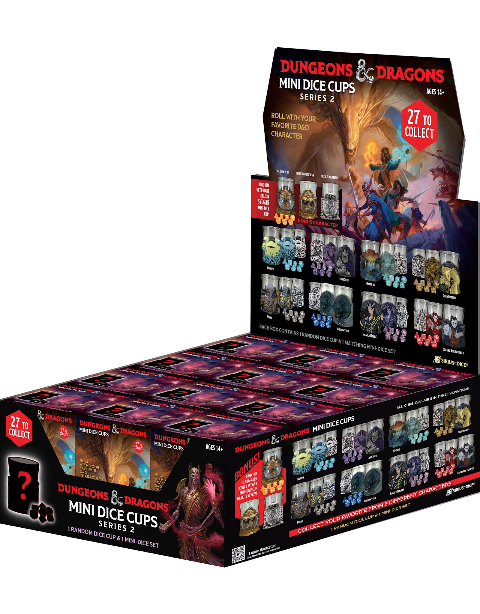 Sirius Dice Dungeons & Dragons Mini Dice Cups Series 2