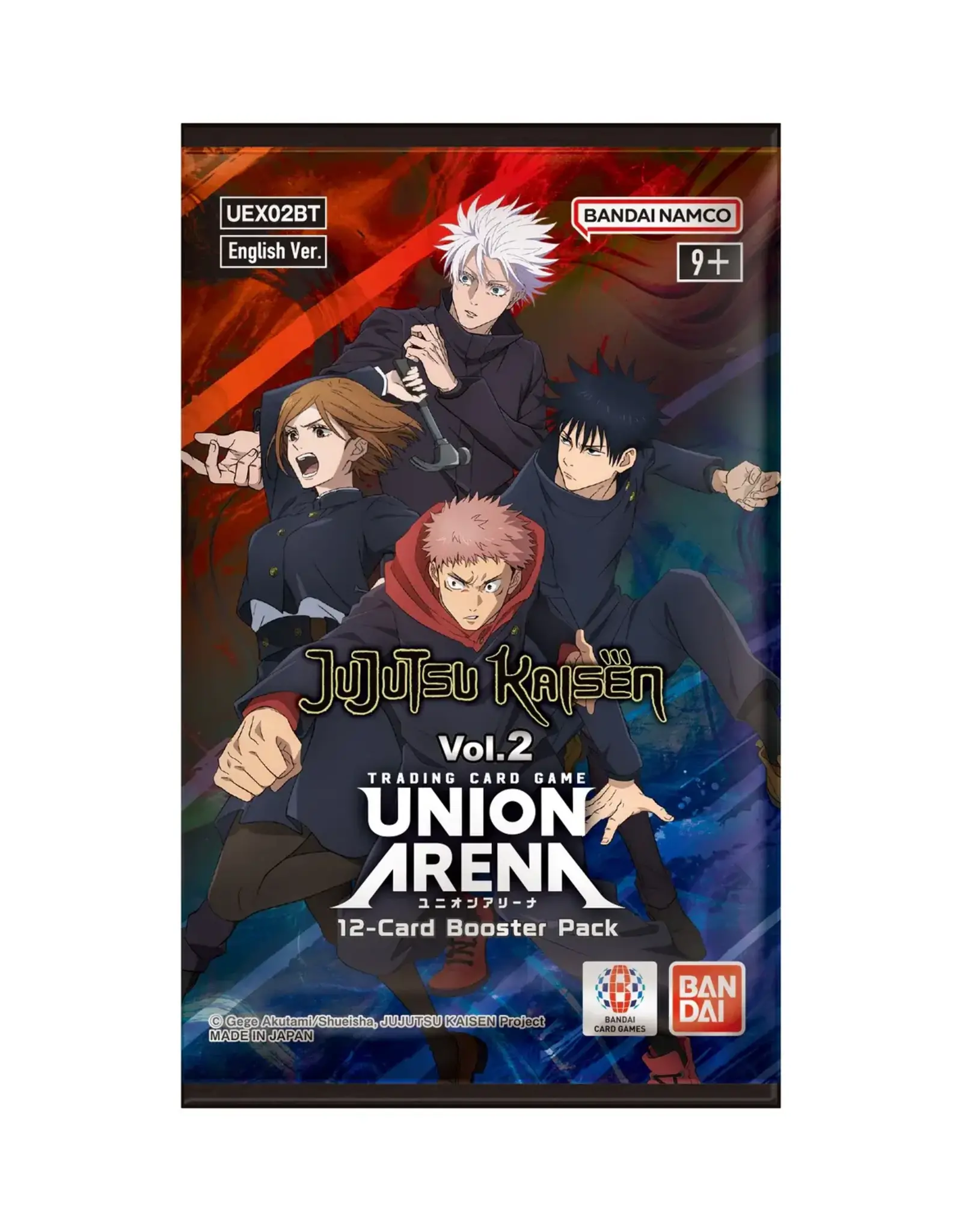 Bandai Union Arena Jujutsu Kaisen Booster Vol. 2 Booster Pack
