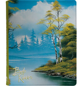 Ultra Pro Up Zip Binder Pro 9pkt Bob Ross Lakeside Path