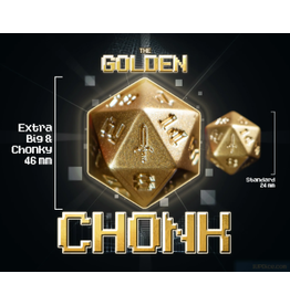 1up-Dice Golden Chonk Mythical Sword D20