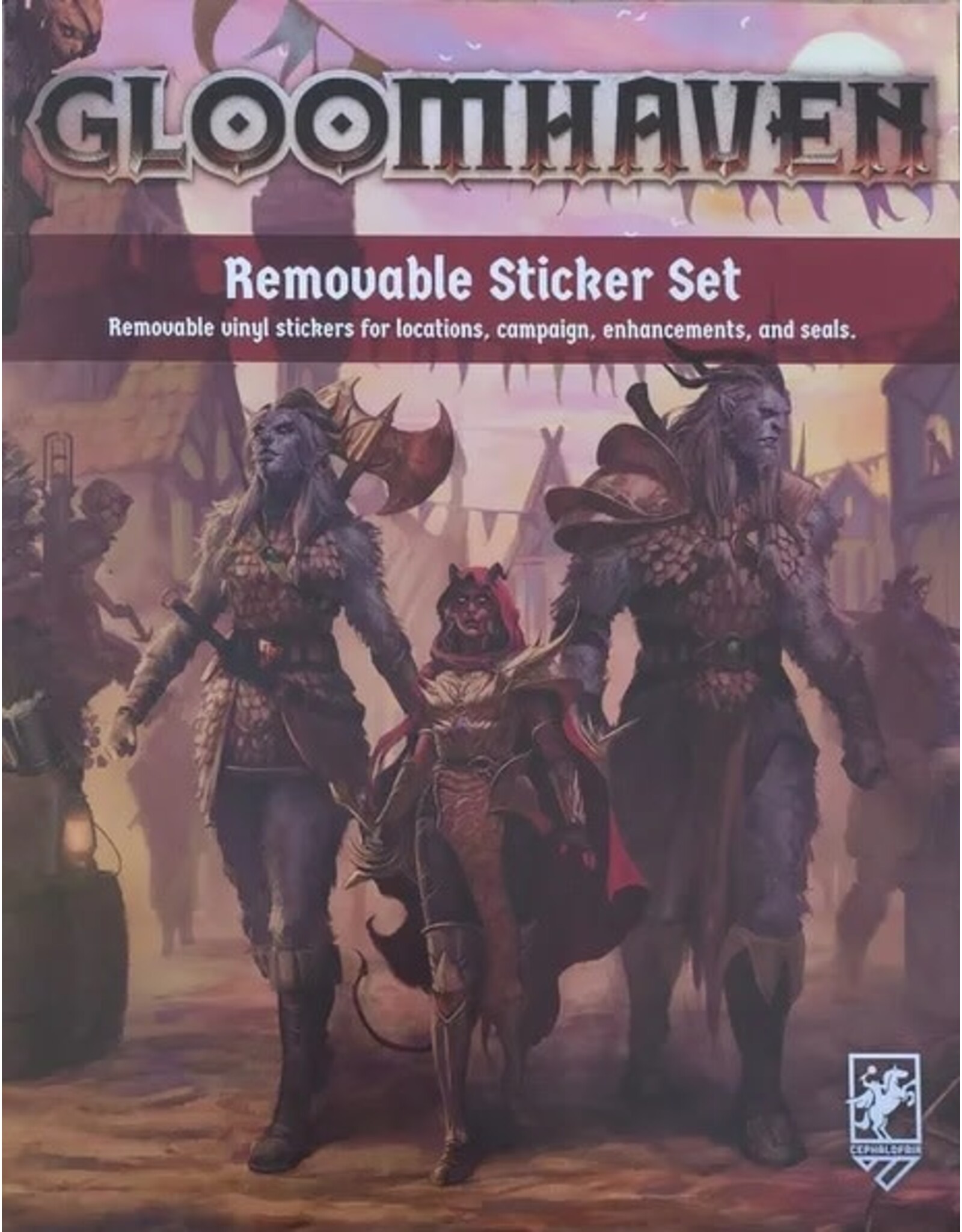 Cephalofair Games Gloomhaven 2nd Edition Removable Stickers