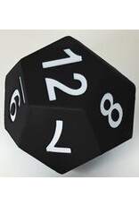 Foam Dice D12 Black