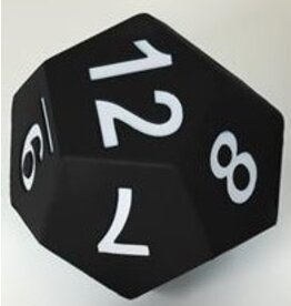 Foam Dice D12 Black