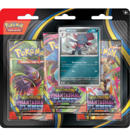 Pokemon Mega Evolution Phantasmal Flames 3pk Blister