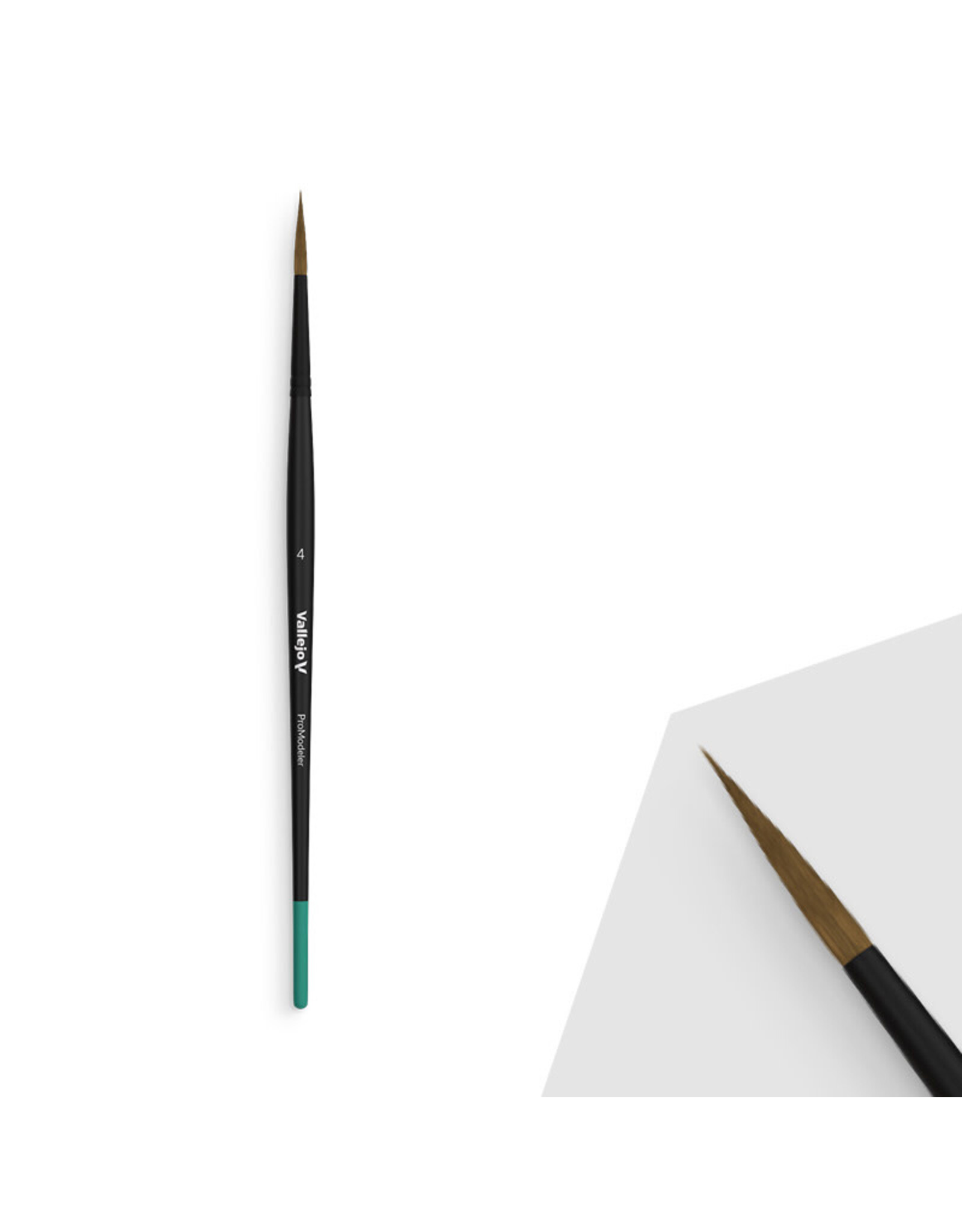 Vallejo Vallejo: Natural Hair Round Brush No. 4 (6)