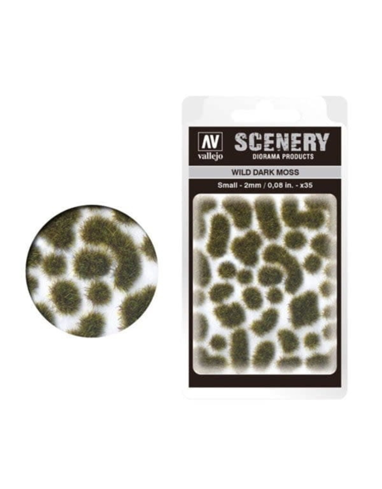 Vallejo Vallejo: Scenery - Wild Dark Moss Small 2mm
