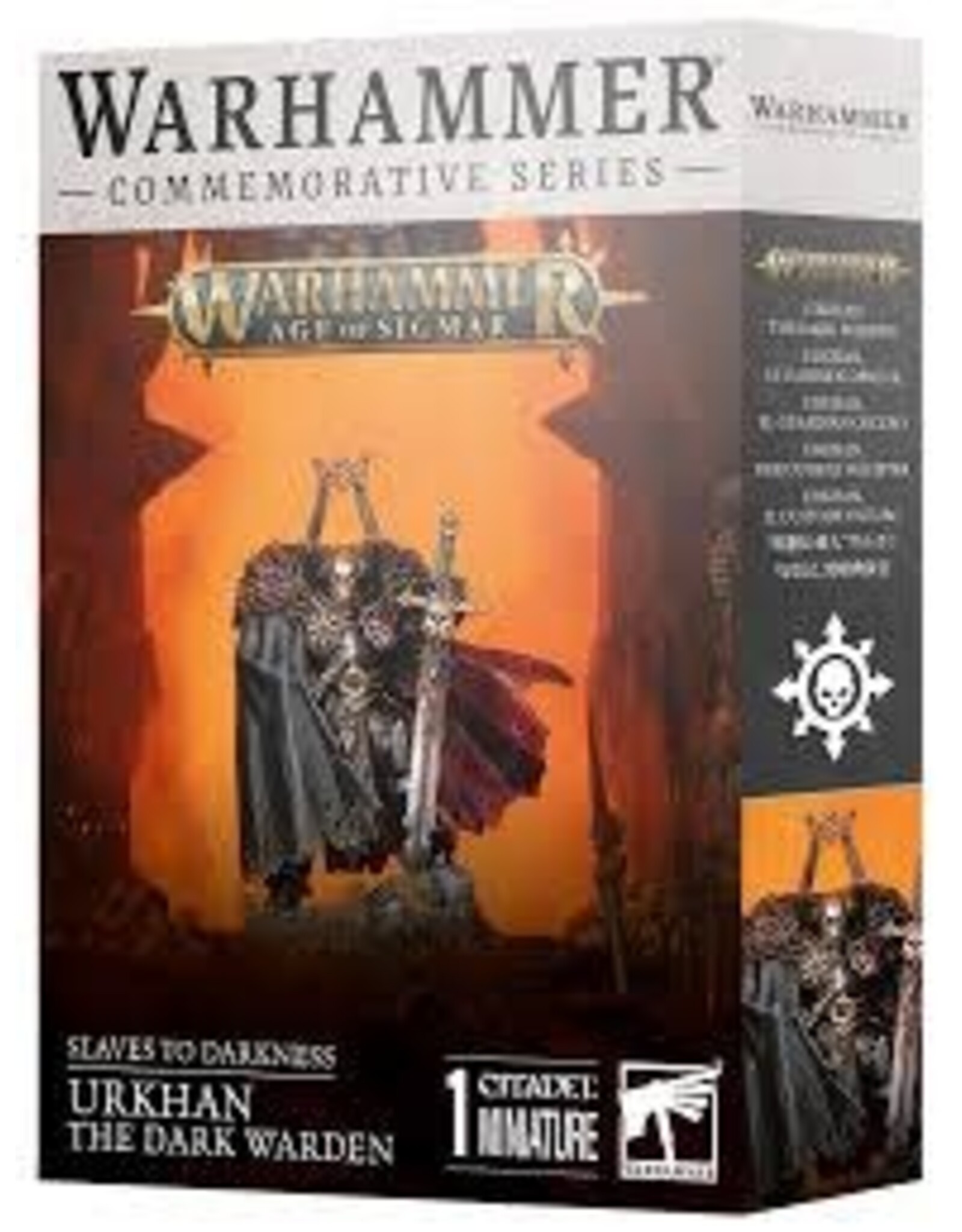 Games Workshop Warhammer Age of Sigmar - Slaves to Darkness: Urkhan the Dark Warden (Commemorative Series)