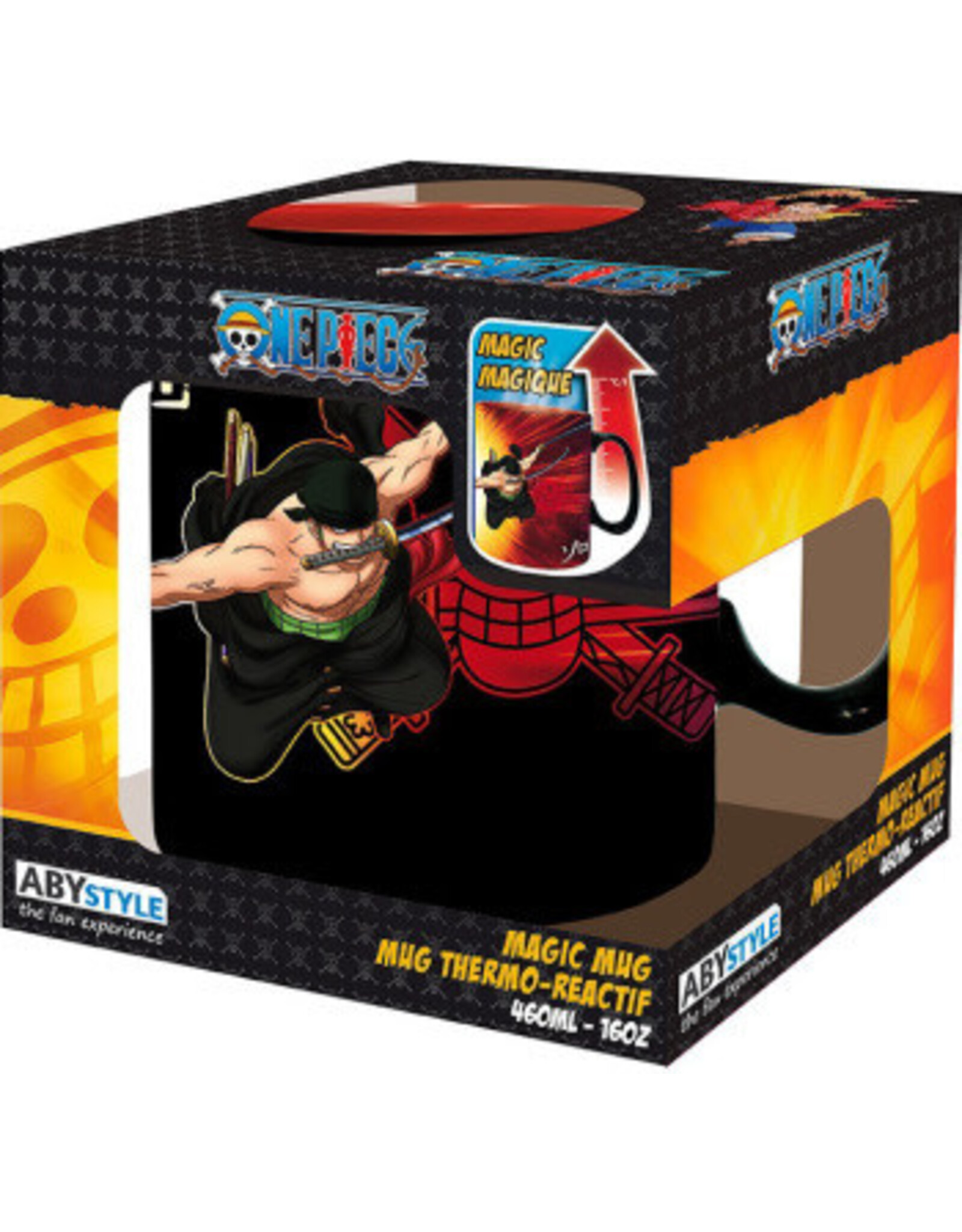 One Piece Mug Heat Change Zoro & Sanji 460ml