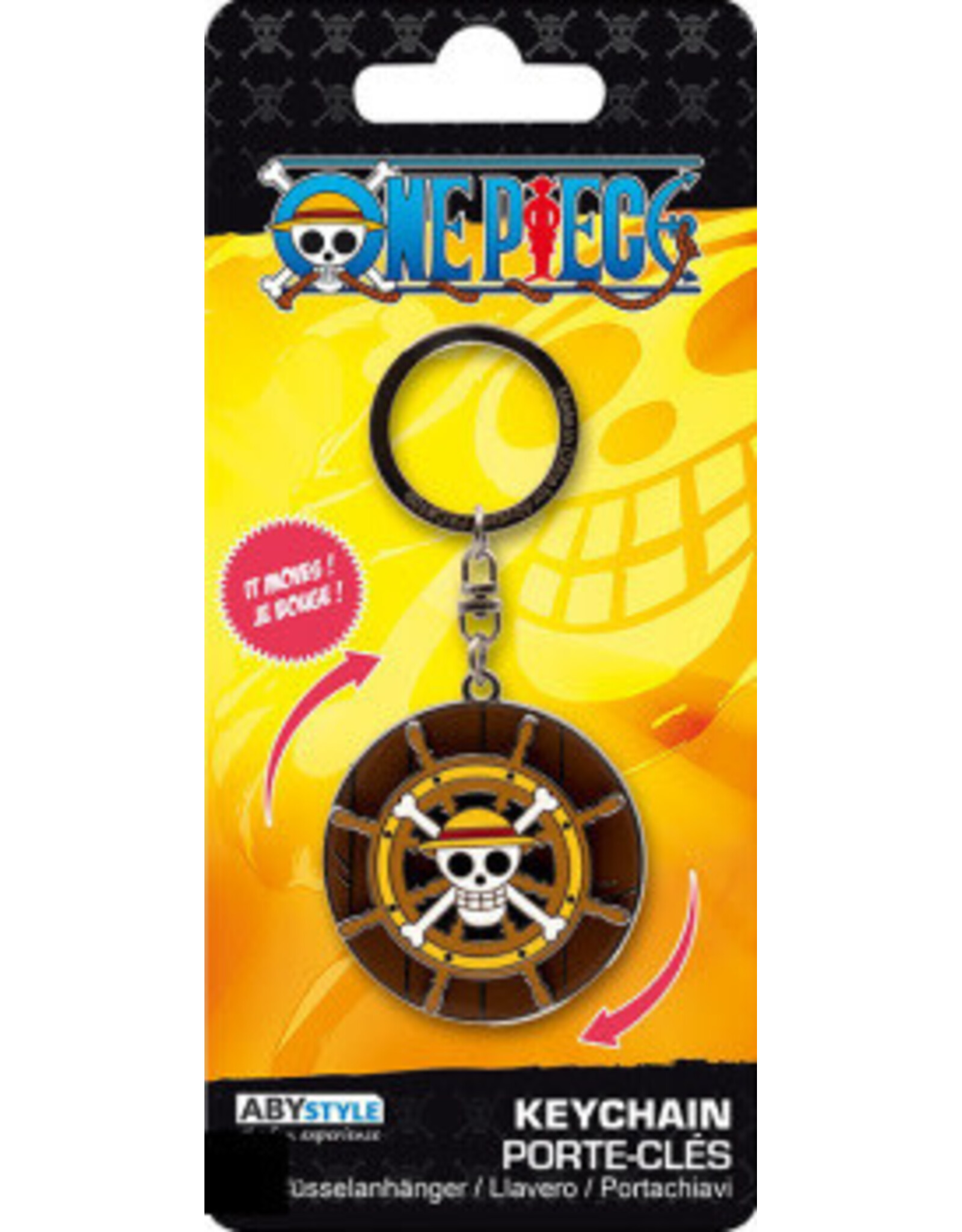 One Piece Moving Keychain Thousand Sunny's Helm