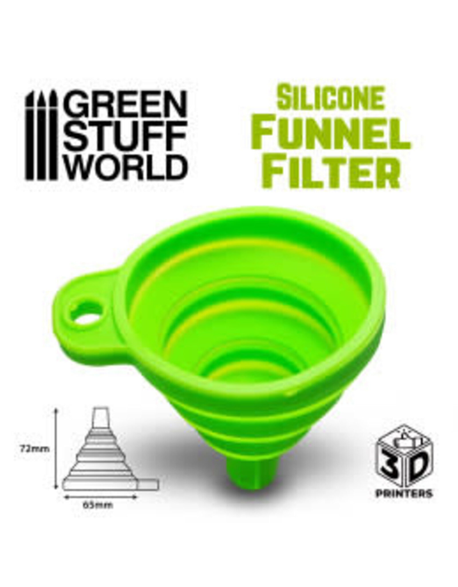 Green Stuff World:  Silicone Funnel Filter