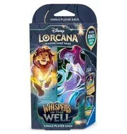 Ravensburger Disney Lorcana Whispers In The Well Starter - Amber/Emerald