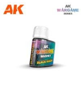 AK Interactive AK Interactive Wargame Washes Black Wash