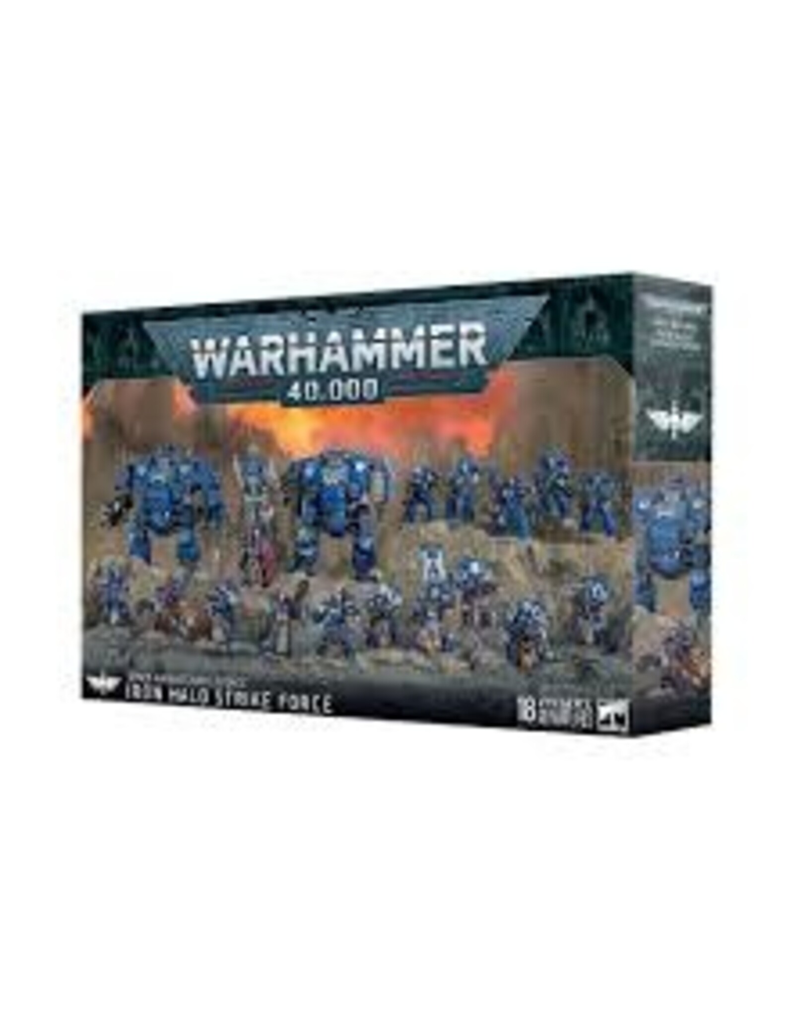Games Workshop Warhammer 40K - Space Marine Battleforce - Iron Halo Strike Force