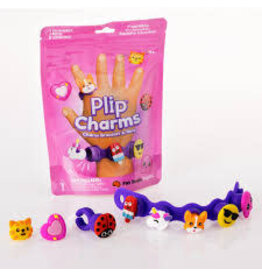 Crystal Art Plip Charms: Charm Bracelet & Ring (Purple Bracelet)