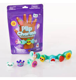 Crystal Art Plip Charms: Charm Bracelet & Ring (Teal Bracelet)