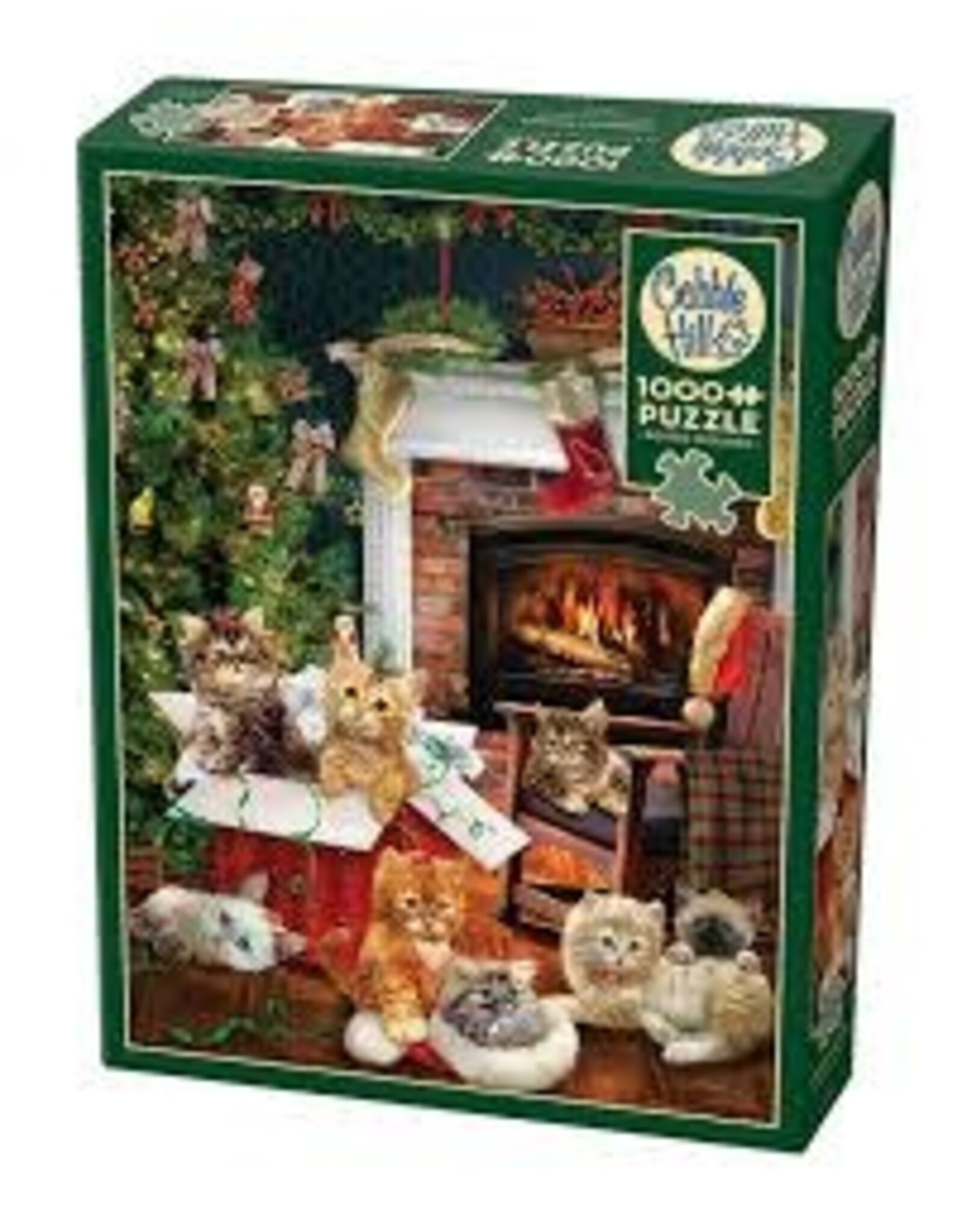 Cobble Hill Cobble Hill Puzzle - Christmas Kittens 1000PC