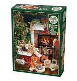 Cobble Hill Cobble Hill Puzzle - Christmas Kittens 1000PC