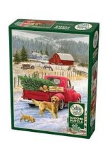Cobble Hill Cobble Hill Puzzle - Christmas on the Farm 1000PC