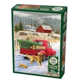 Cobble Hill Cobble Hill Puzzle - Christmas on the Farm 1000PC