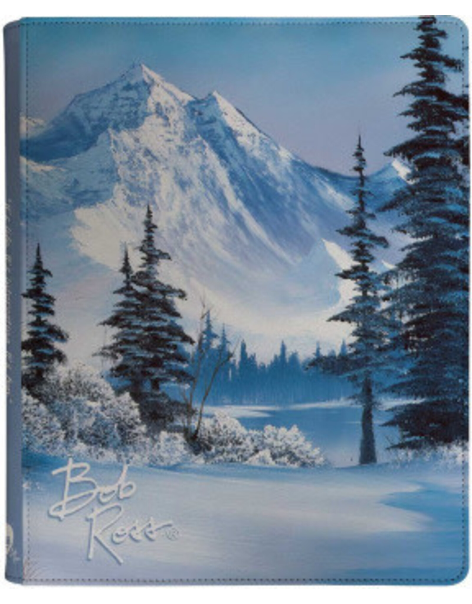 Ultra Pro Up Zip Binder Pro 9pkt Bob Ross Winter Paradise