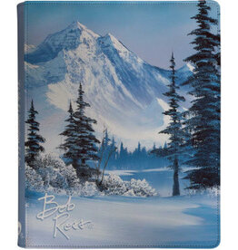 Ultra Pro Up Zip Binder Pro 9pkt Bob Ross Winter Paradise