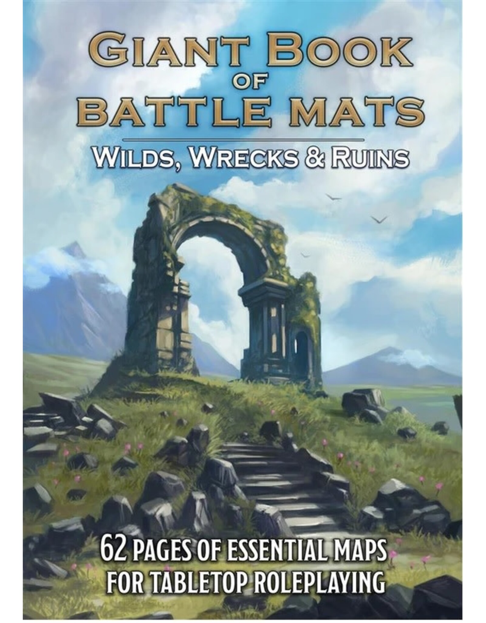Giant Book Of Battle Mats Wilds Wrecks & Ruins