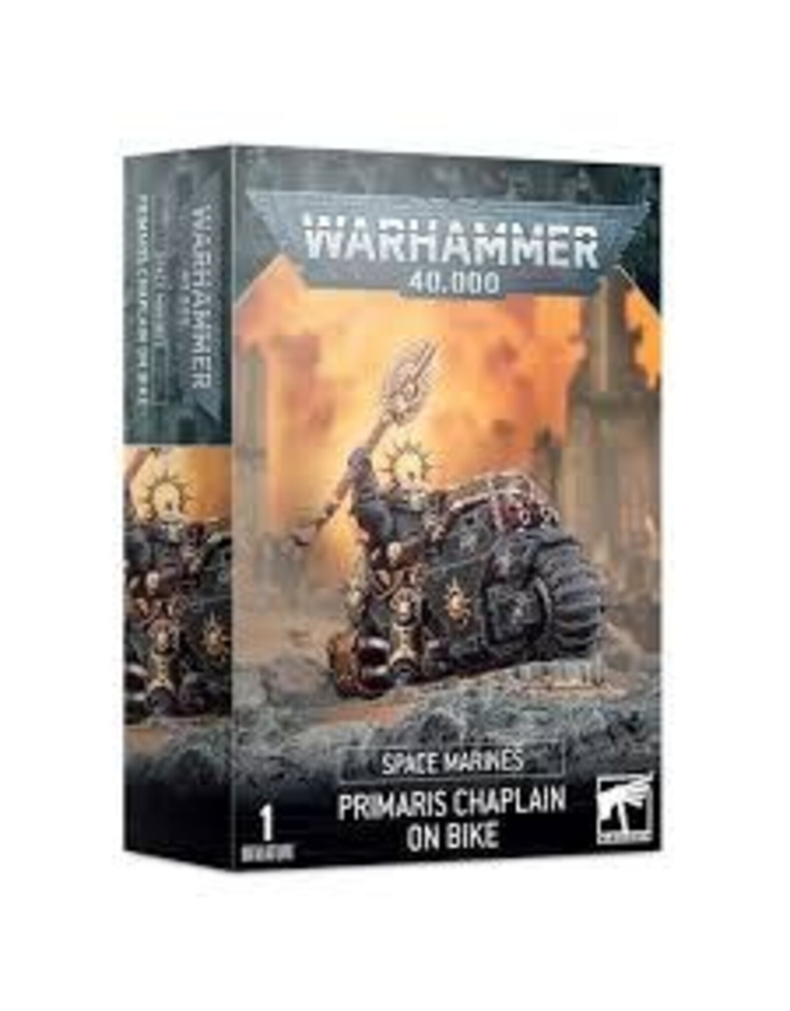 Games Workshop Warhammer 40K - Space Marines - Chaplain on Bike