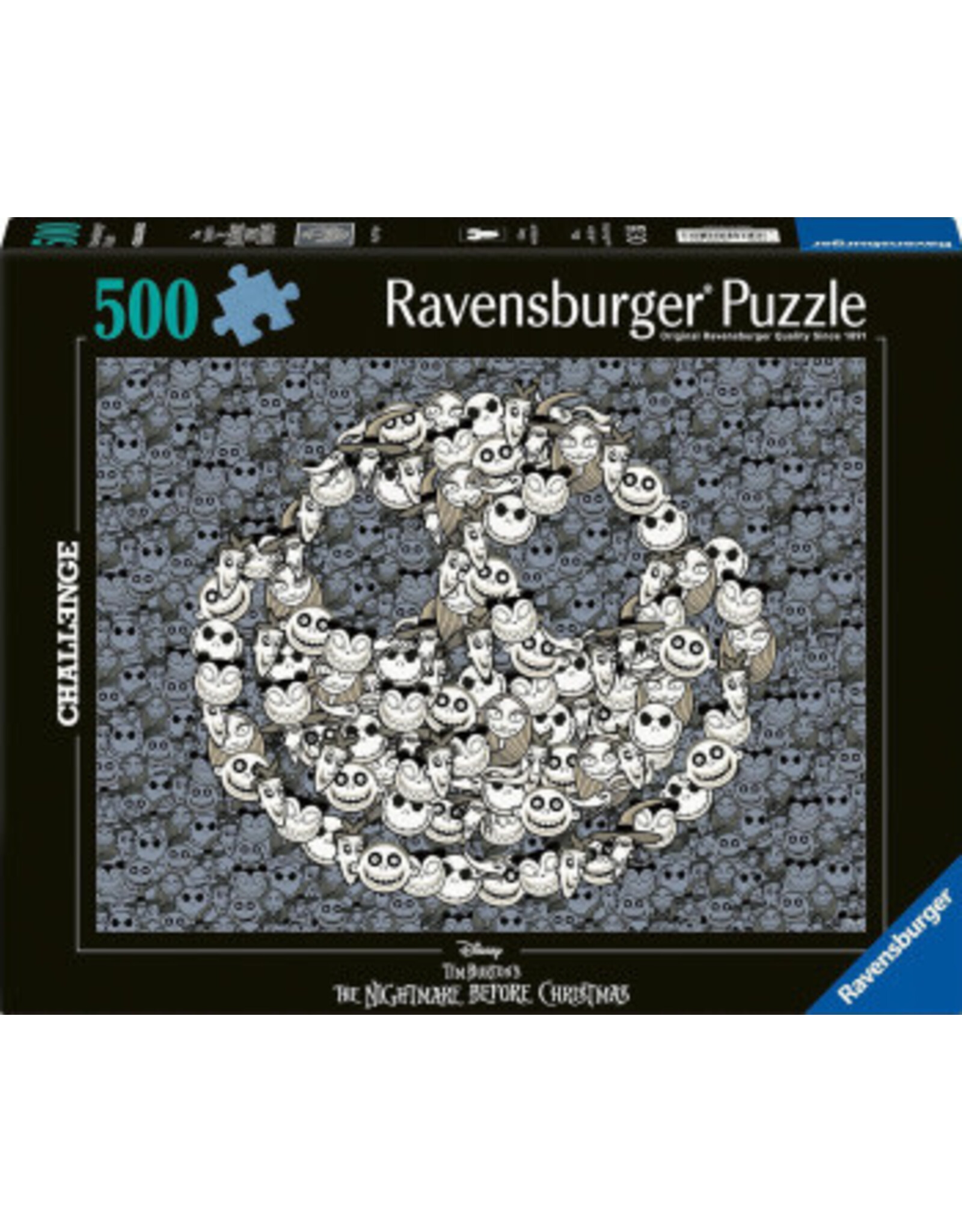 Ravensburger The Nightmare Before Christmas 500 Piece Challenge