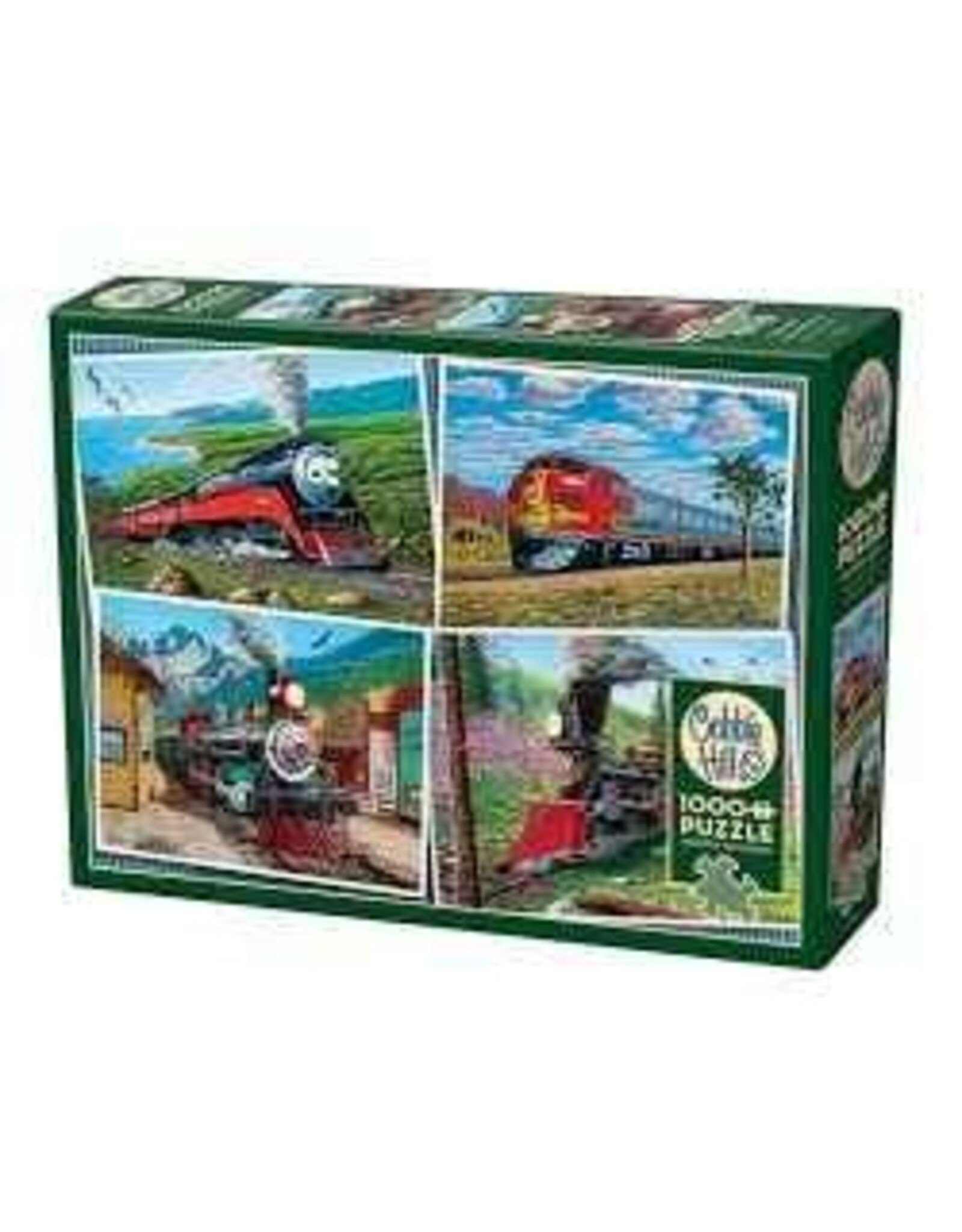 Cobble Hill Cobble Hill Puzzle:  Historic Locomotion 1000PC