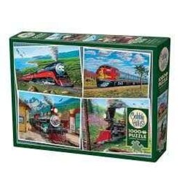 Cobble Hill Cobble Hill Puzzle:  Historic Locomotion 1000PC